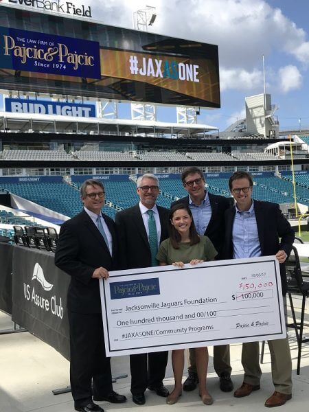 The Jaguars Foundation teams up with the Jacksonville community to